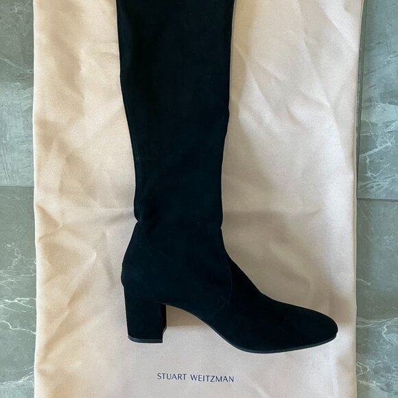 Stuart Weitzman knee high boots 8.5, black - Picture 5 of 8